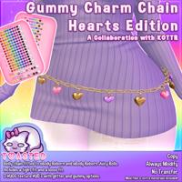 TOASTED - Gummy Charm Chain Hearts Edition