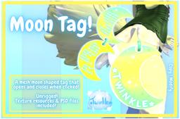 Twinkle - Moon Tag